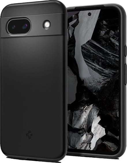 Spigen Thin Fit Hoesje Geschikt voor Google Pixel 8a - Back Cover Zwart
