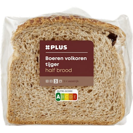 Volkoren tijger half
