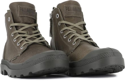 PALLADIUM Unisex Pampa Zip Leather ESS Boots Enkellaars 76888-308 Groen