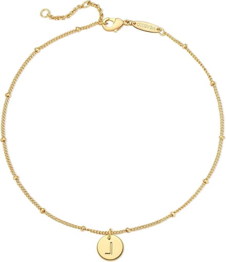 Gouden Anklet - Enkelbandje Vrouwen - Strand Mode - Verstelbaar Extender - 24 cm - Goud