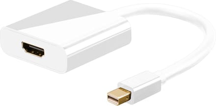 Goobay Mini DisplayPort™/HDMI™ Adapter Cable 1.2, gold-plated 0.1 m