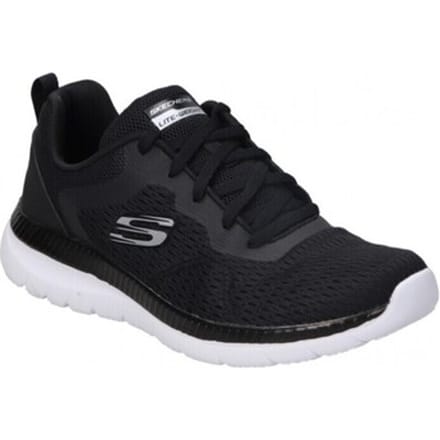 Skechers Bountiful Quick Path dames sneakers zwart wit