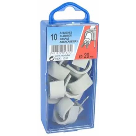 Reddy Clips 20mm Grijs 10st.