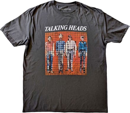 Talking Heads - Pixel Portrait Heren T-shirt - 2XL - Grijs