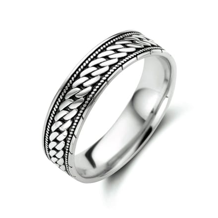 Zilver Geoxideerde Ring oxi 1101737 21.00 mm (66)