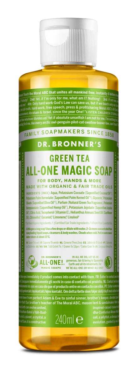 Dr. Bronner’s Dr. Bronner&rsquo;s Magic Soap Green Tea 240 ml