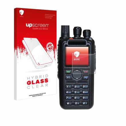 upscreen - Screenprotector voor AnyTone AT-D878UV Plus - Folie Beschermfolie Beschermglas transparant