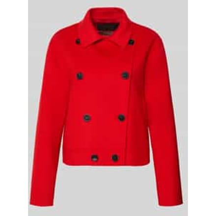 Regular fit jack met platte kraag