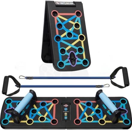 DDStar® Parallates bord - Push up bars - Push up grips - 65x21x5