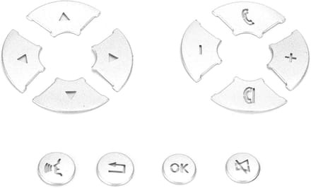 Button Stickers Kit - 12Pcs Steering Wheel Button Trim Cover Decor - Vervangingen voor Mercedes Benz 2008-2013 E C S GLK