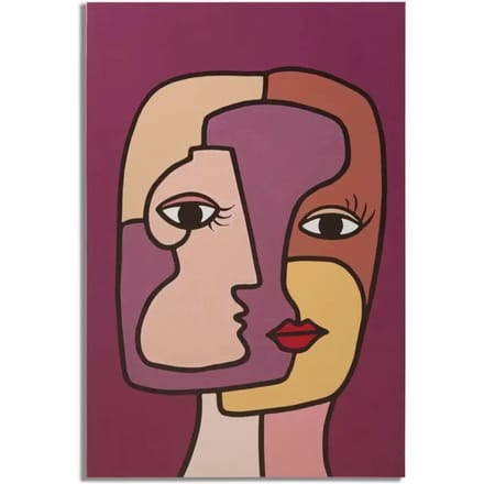 Schilderij Printing/painting Face New -a 60×3×90 cm