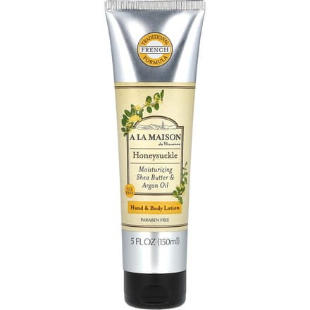 A La Maison de Provence, Lotion pour les mains et le corps, Chèvrefeuille, 5 fl oz (150 ml) beige