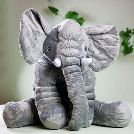 Olifant Kussen Xl - 65 Cm van Ditverzinjeniet.nl