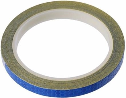 Reflecterende tape - BLAUW - 8 meter - 8mm