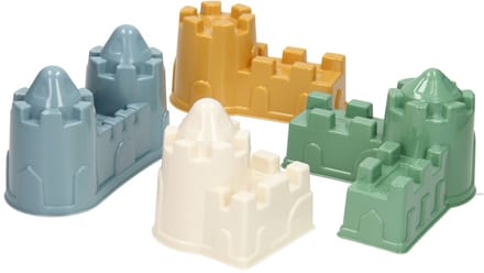 Cavallino Toys Cavallino Castle Sand Molds Pastel Colors 4pcs.