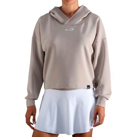 Endless Hypersoft Sweater met capuchon Dames-beige