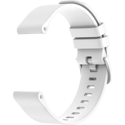 imoshion Siliconen sport bandje met gesp - Universeel 22 mm aansluiting - Wit