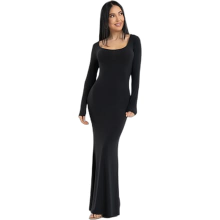 Damesjurk met lange mouwen Gym Glamour Flexi Maxi