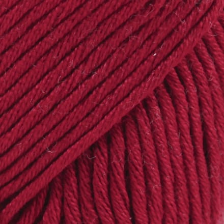 DROPS Muskat Uni Colour - 41 wijnrood - Katoen Garen