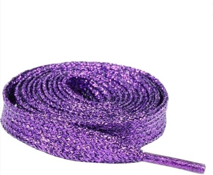 CHPN - Veters - Glitter veters - Glitters - Glitter laces - Laces - Paars - Universeel - 110CM - Universeel - Hippe veters