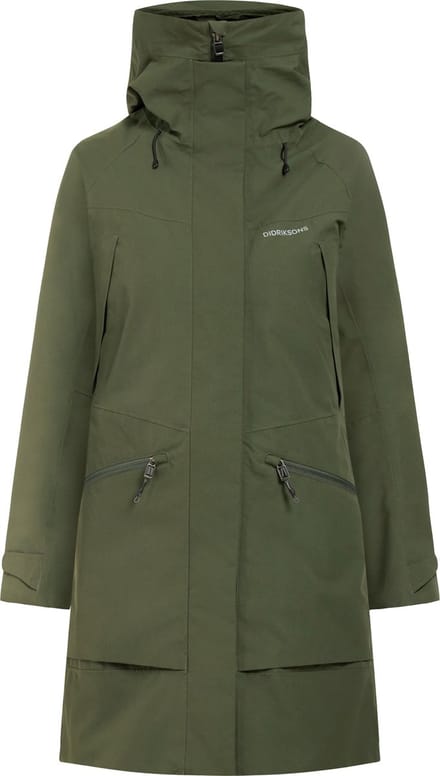 Didriksons ILMA WNS PARKA 8 Dames Outdoorjas - Deep Green