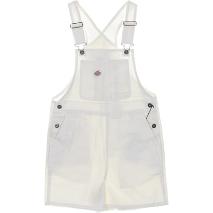 Duck Canvas Bib Short voor dames, Stone Washed Cloud tuinbroek