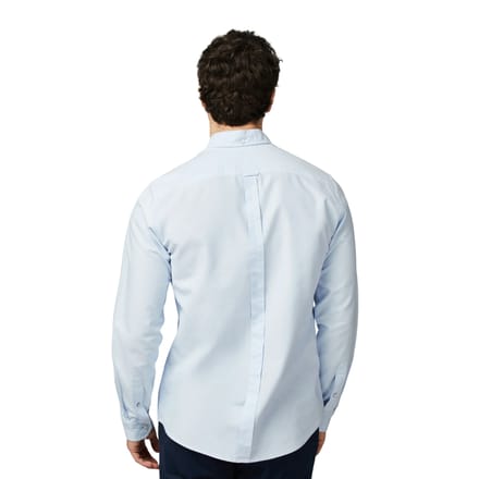 Ben Sherman Heren Signature Oxford overhemd met lange mouwen (Sky)