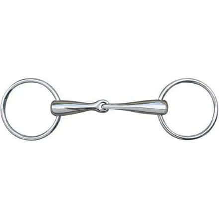 Massief roestvrijstalen simple bit voor paard HKM 20 mm