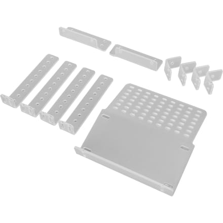 Transparant Schildpadden Zonneplatform Acryl Verstelbare Ophanging Multifunctioneel Aquatisch Zonneplatform voor Reptiel M white