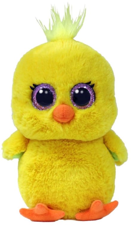 Ty Beanie Boo pluche Paaskuiken Chirps geel 15cm knuffel.