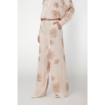 GUESS Marciano By  Gwen Embro Pant Calm Sands Multi Taglia: 40 | Pantaloni da completo Outlet | Donna | Marrone