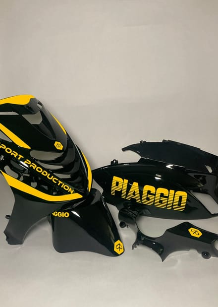 Piaggio Zip Stickerset - Piaggio - Geel