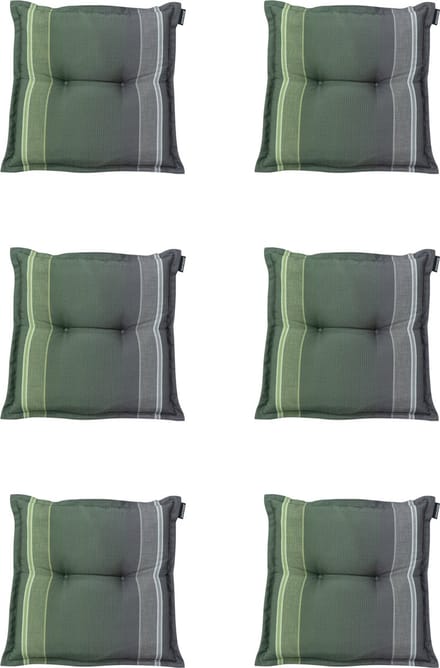 Madison - Zitkussen - Universeel - 6st - 50x50cm - Stef Green - Groen