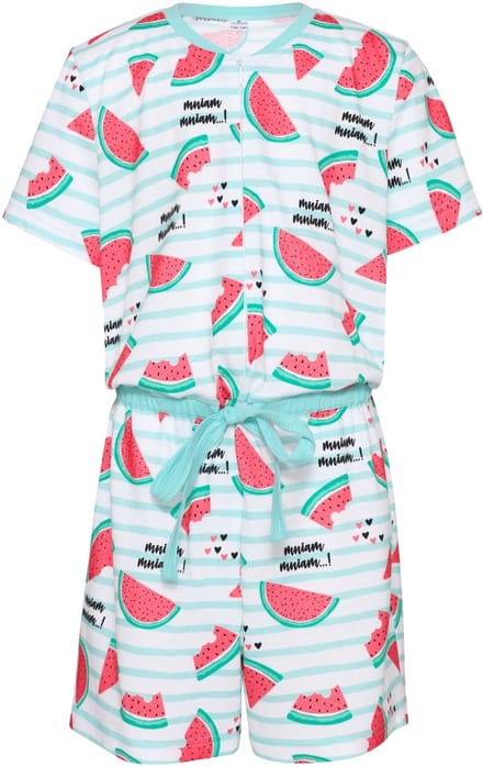 Merry Style – Korte Meisjespyjama – Amarant/watermeloen – 110-116 - MS-MS10-267-PJ