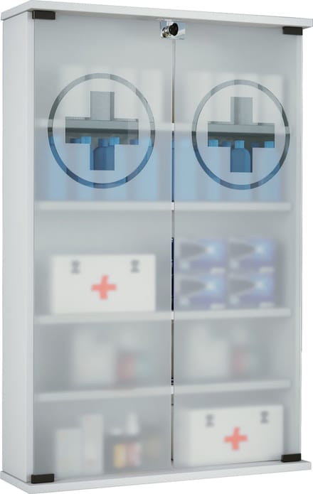 Medicijnkast Apothekerskast Wandkast afsluitbaar Janula