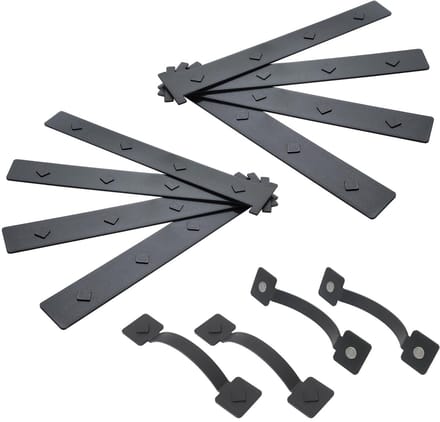 Dailygoody - Decoratieve Hardware voor Garagedeuren - Set van Hengen