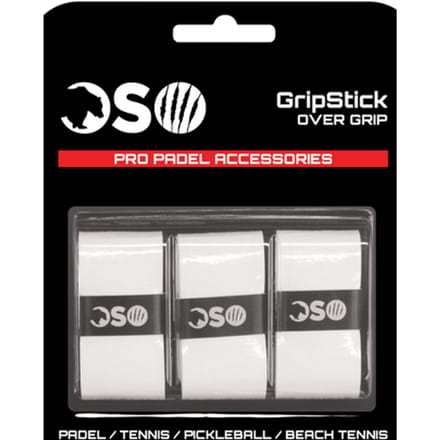 OSO Padel GripStick Overgrip – Wit – 3 stuks