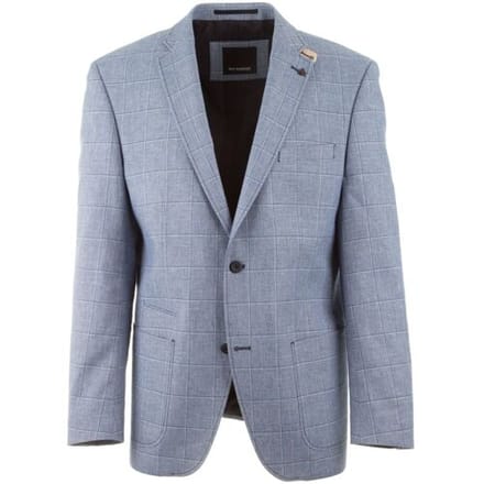 Roy Robson Colbert Two-Tone Windowpane Check Blauw / male