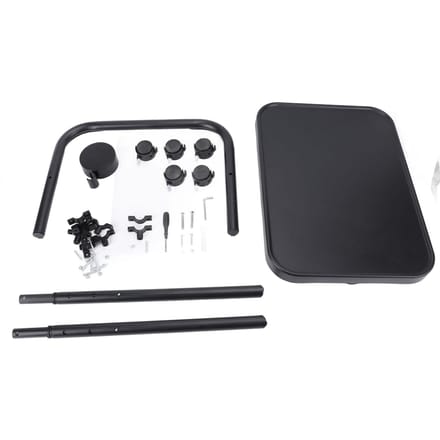 Table de lit à roulettes, 3 niveaux de hauteur, support magnétique pliable et inclinable pour ordinateur portable, lit roulant gray