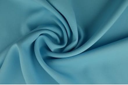 50 meter texture stof - Aqua blauw - 100% polyester