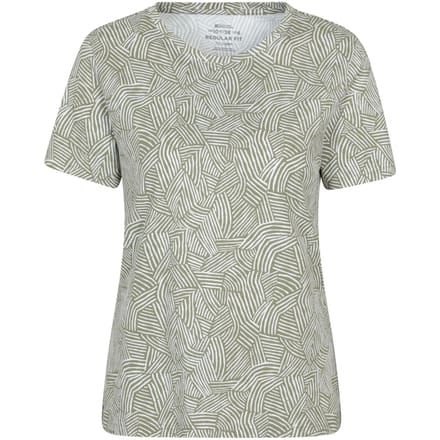Mountain Warehouse Dames/Dames T-shirt met patroon (Kaki Groen)