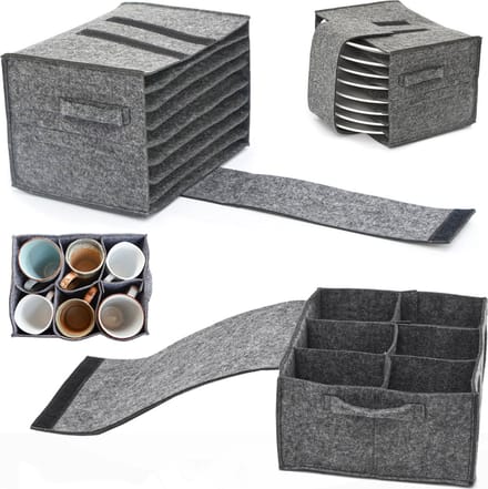 DuneDesign Camper Bekerhouder - opbergen caravan camping - set van 2