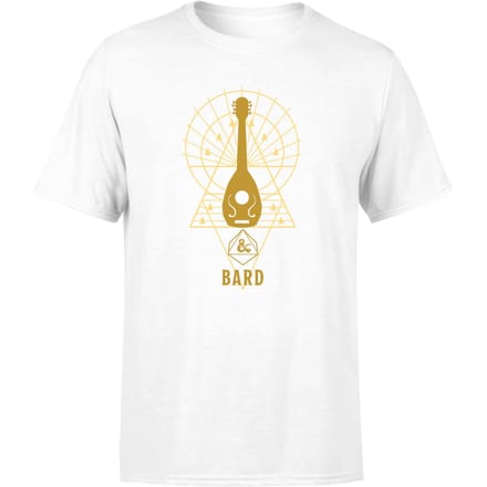 Dungeons & Dragons Bard Men's T-Shirt - Wit - S
