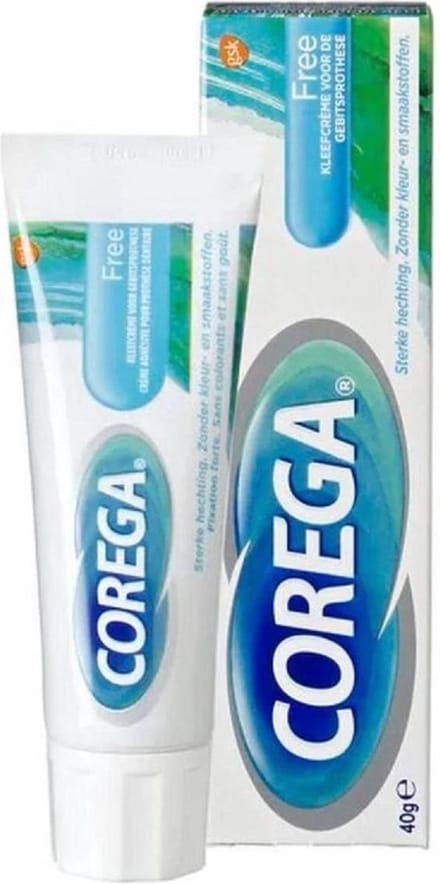 40g Corega Fixing Cream Flavourless - Kleefcrème