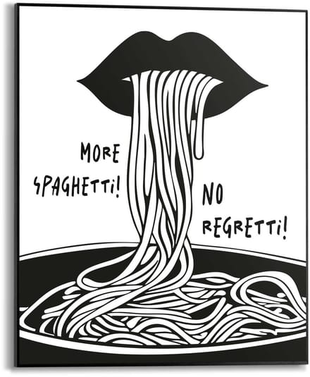 Schilderij More Spaghetti - 50 x 40 - Hout - REINDERS