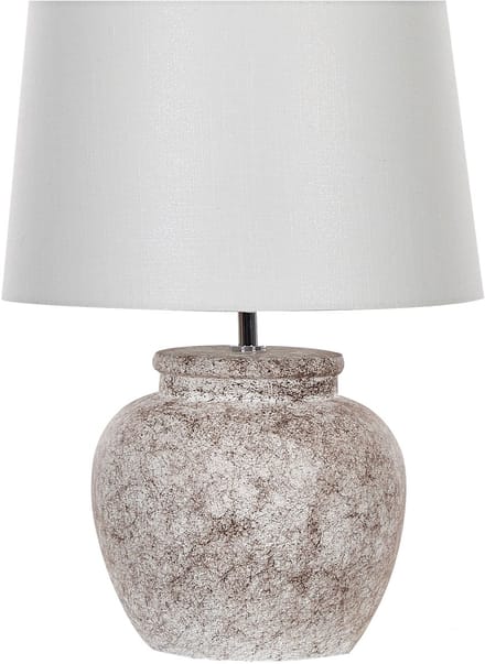 MAREB - Tafellamp - Beige - Keramiek