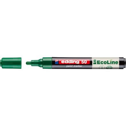 Paintmarker edding 50 EcoLine op waterbasis 2-3mm groen
