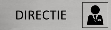 CombiCraft Aluminium deurbordje Directie 165x45mm - per stuk