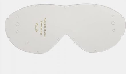 enkel transparant scherm voor cross smith sonic motor quad goggle nieuw