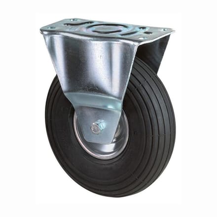 Bokwielen Bokwiel met opschroefbare plaat Pneumatisch rubberwiel ...